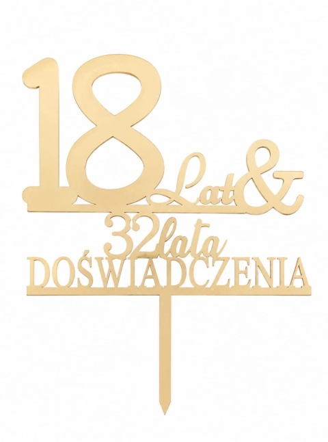 Złota plexi lustrzana